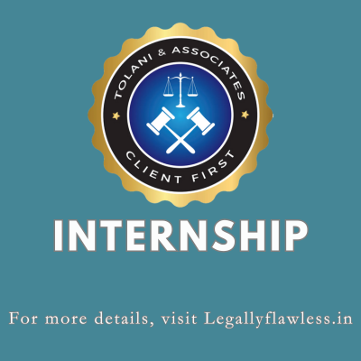 Paid Internship Opportunity At Tolani Associates Legally Flawless