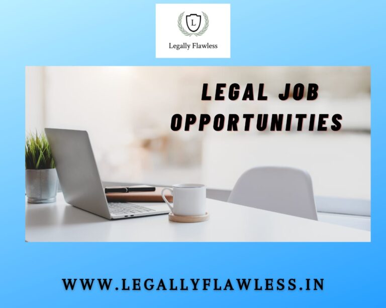 Weekly RoundUp of Legal Jobs
