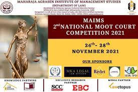 2nd National Moot Court Competition by MAIMS Moot Court Society.