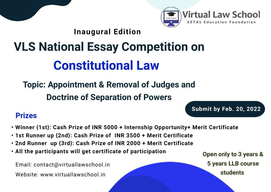 nlsiu constitutional law essay competition