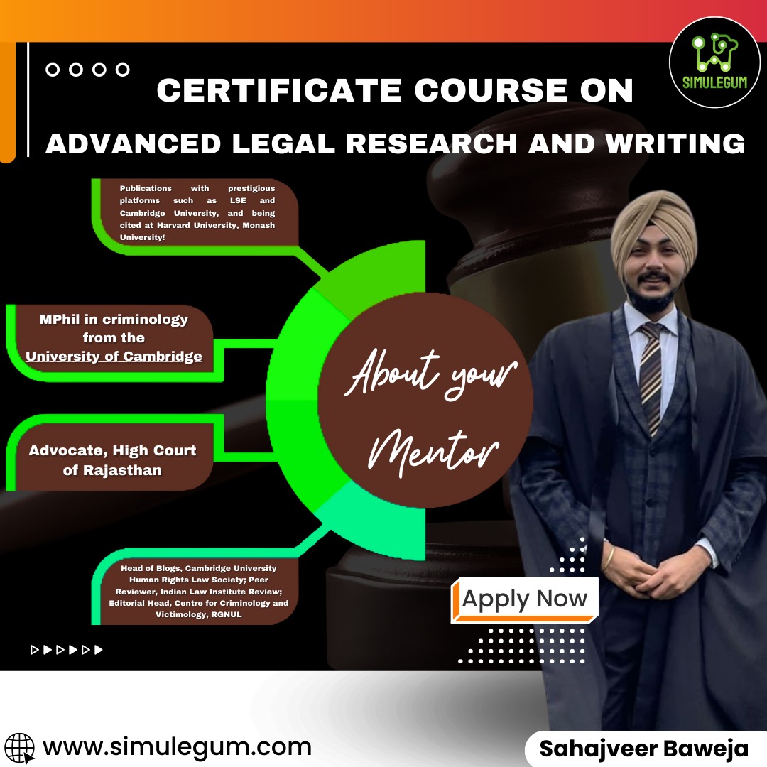 Online Certificate Course on Advanced Legal Research and Writing by ...