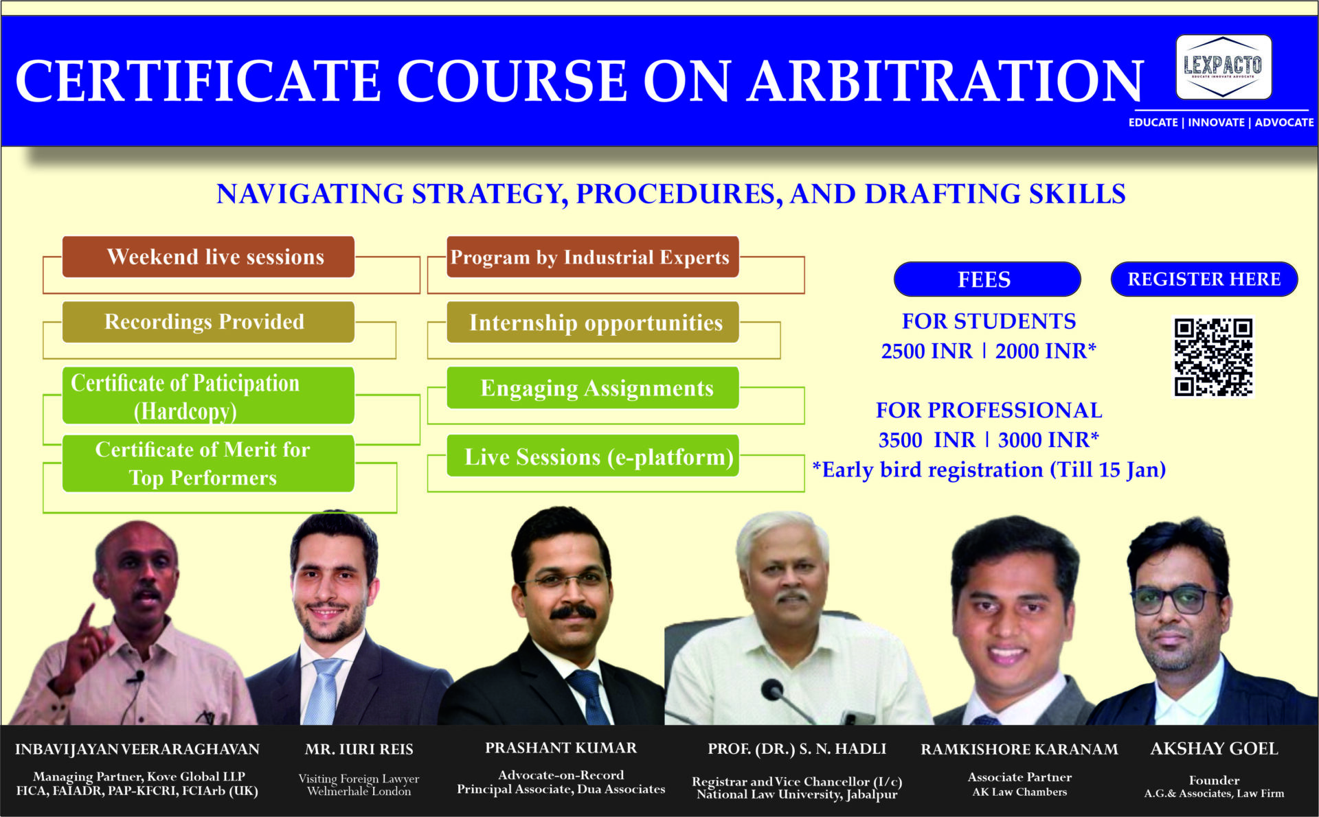 Certificate Course in Arbitration: Navigating Strategy, Procedures, and ...