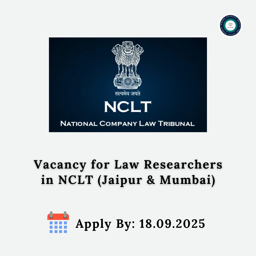 Vacancy for Law Research Associates in N...