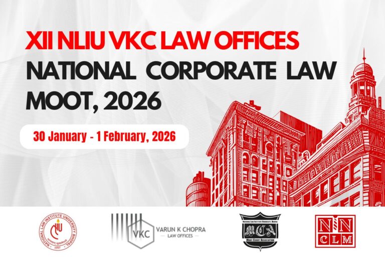 12th NLIU – VKC Law Offices National Corporate Law Moot, 2026
